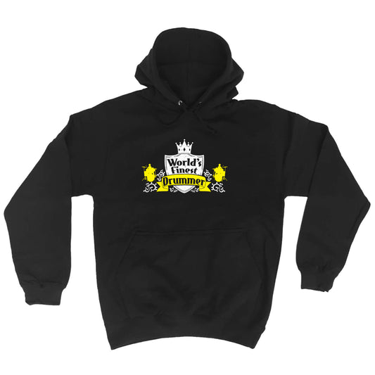 Worlds Finest Drummer Drums Music - Funny Hoodies Hoodie