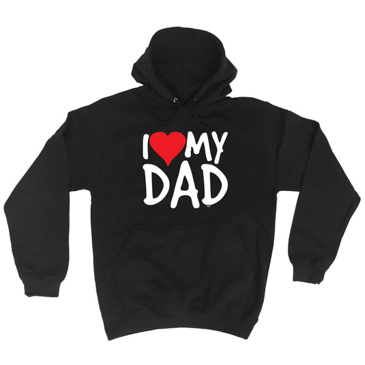 Love Dad Red Heart - Funny Hoodies Hoodie