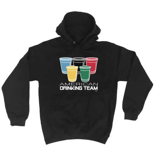American Drinking Team Glasses - Funny Hoodies Hoodie