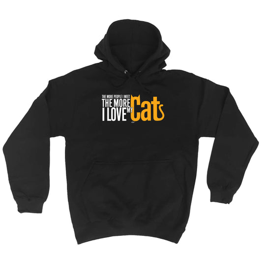 More Love My Cat - Funny Hoodies Hoodie