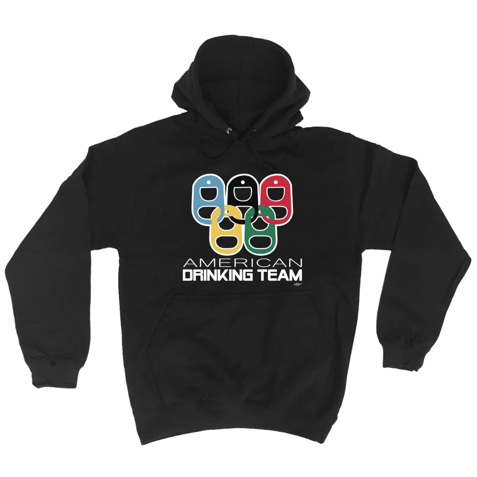 American Drinking Team Rings - Funny Hoodies Hoodie