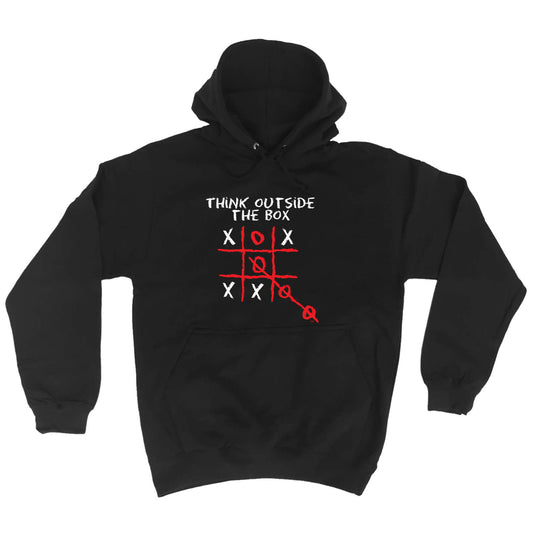 Think Outside The Box Naughts And Crosses - Funny Hoodies Hoodie