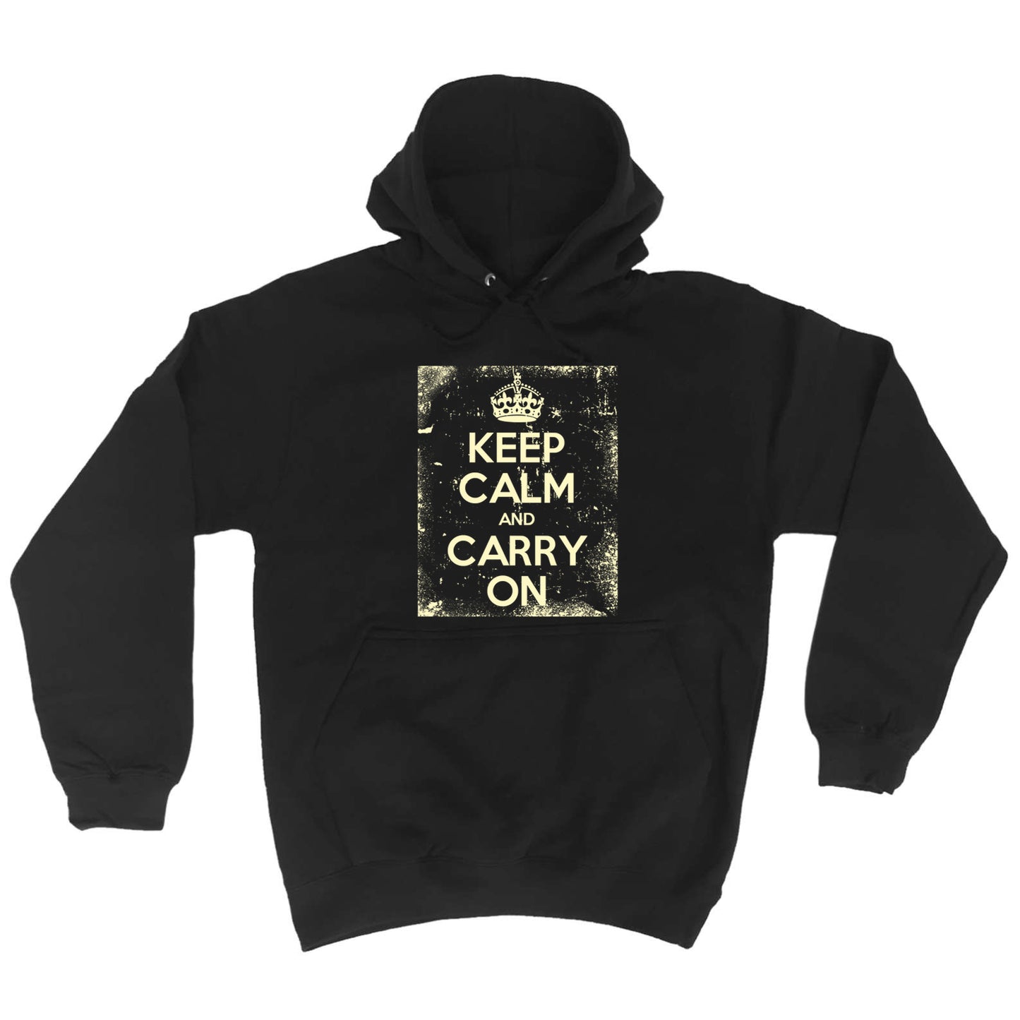 Keep Calm And Carry On Frame - Funny Hoodies Hoodie