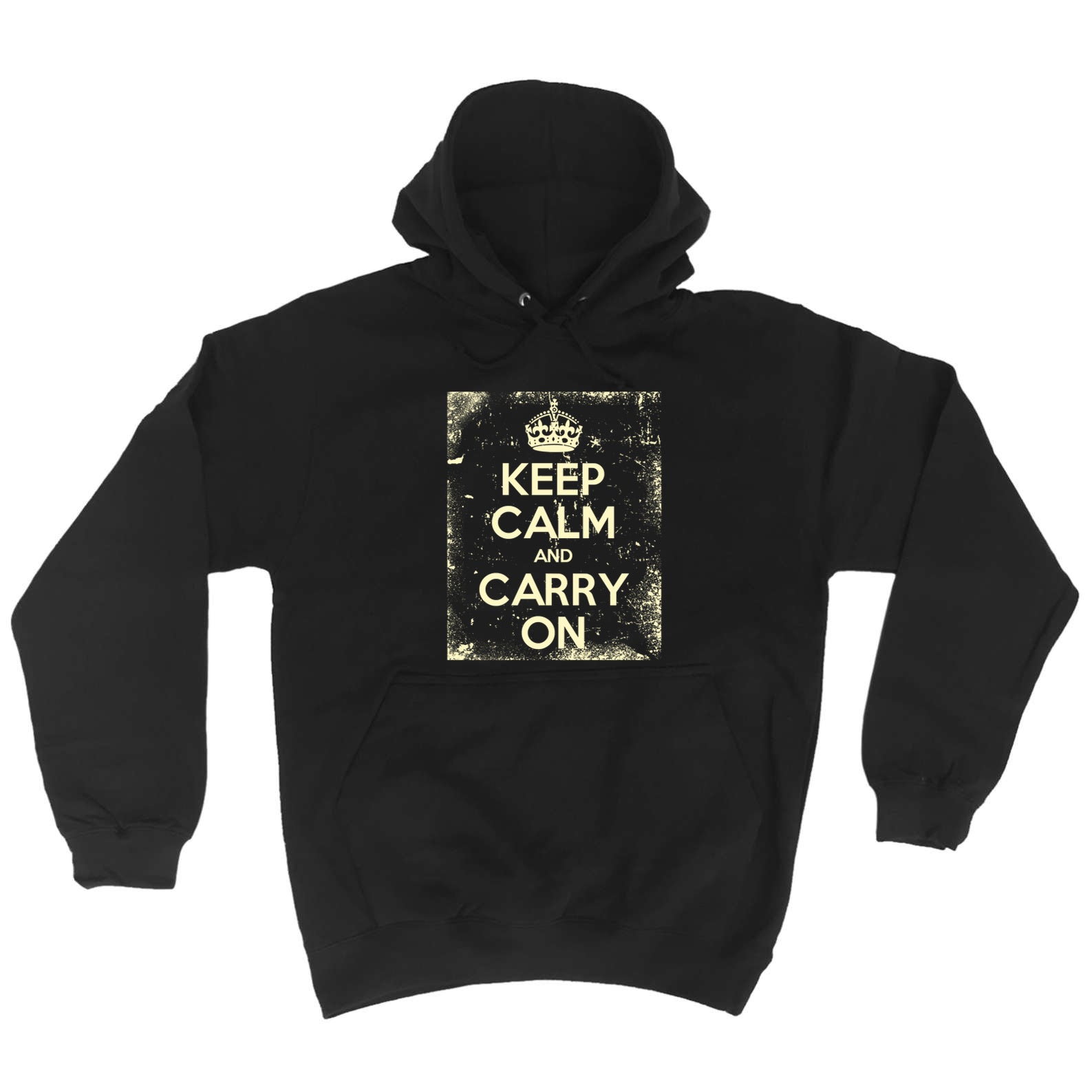 Keep Calm And Carry On Frame - Funny Hoodies Hoodie