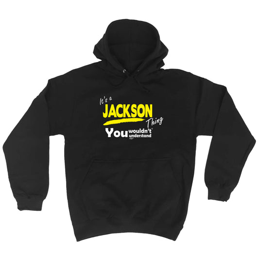 Jackson V1 Surname Thing - Funny Hoodies Hoodie