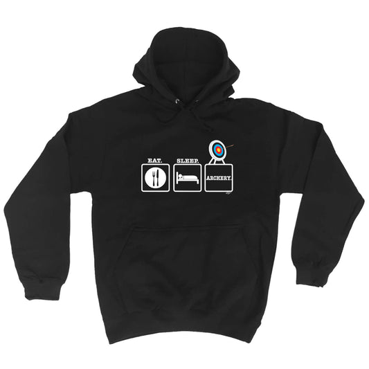 Eat Sleep Archery - Funny Hoodies Hoodie