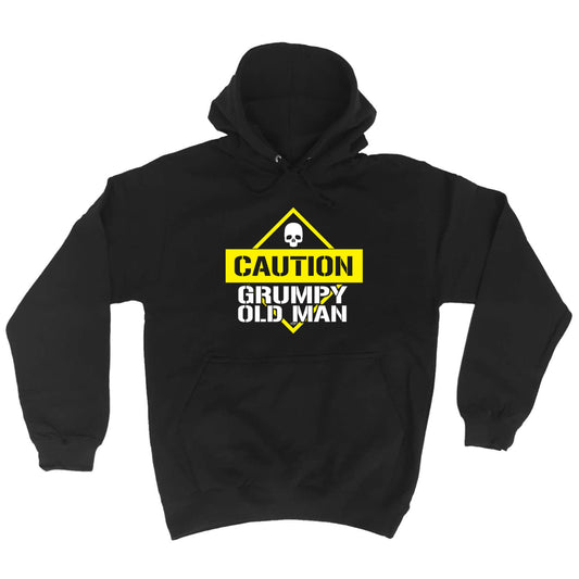 Caution Grumpy Old Man - Funny Hoodies Hoodie