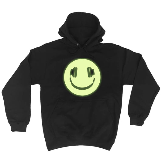 Headphone Smile Glow In The Dark - Funny Hoodies Hoodie