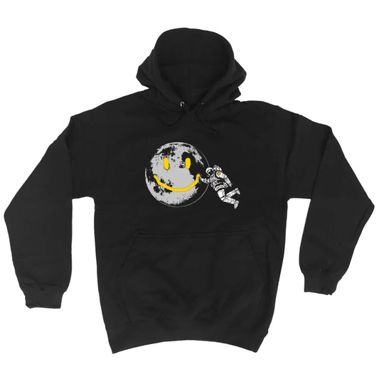 Austraunaught Smile Spray Paint Moon - Funny Hoodies Hoodie