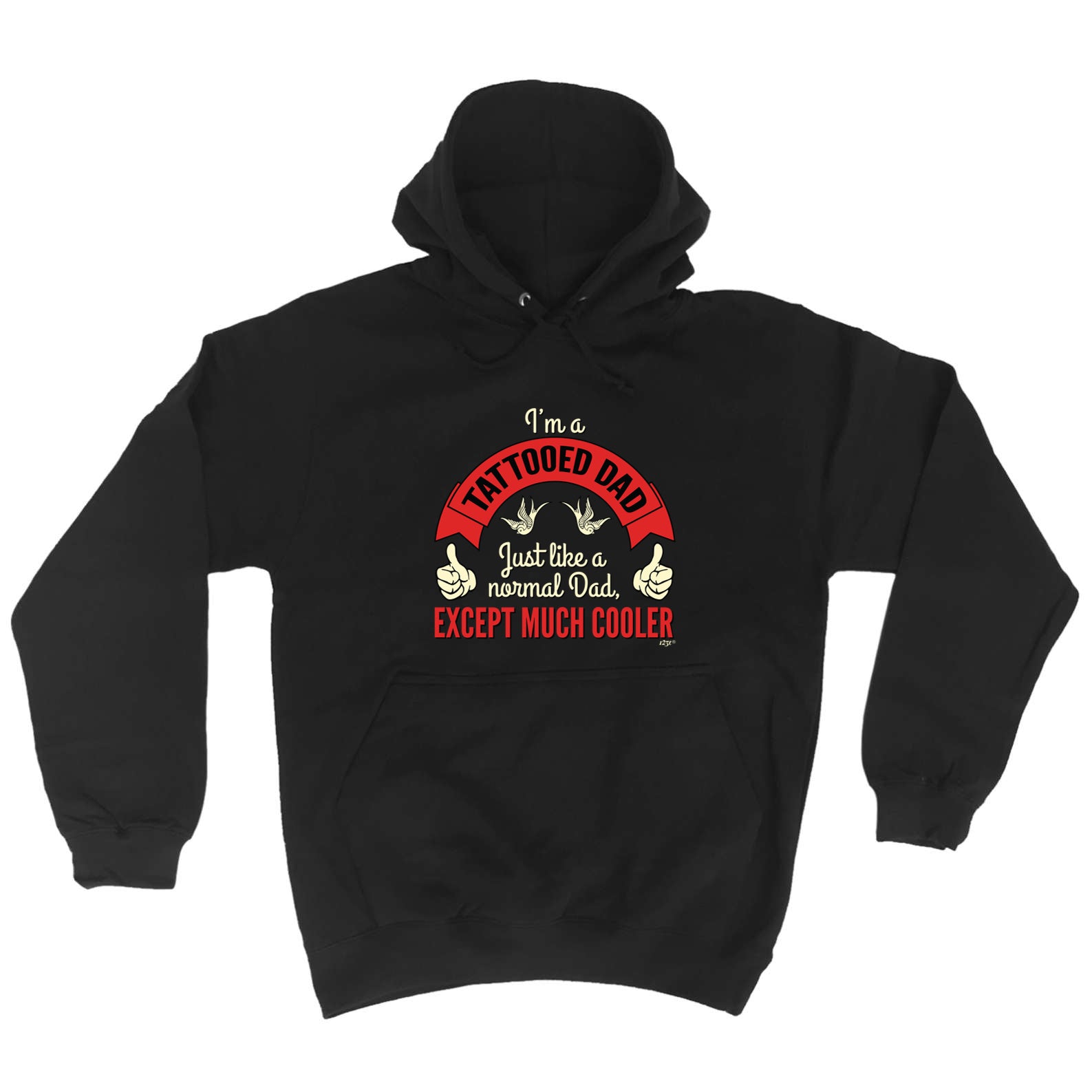 Im A Tattooed Dad - Funny Hoodies Hoodie