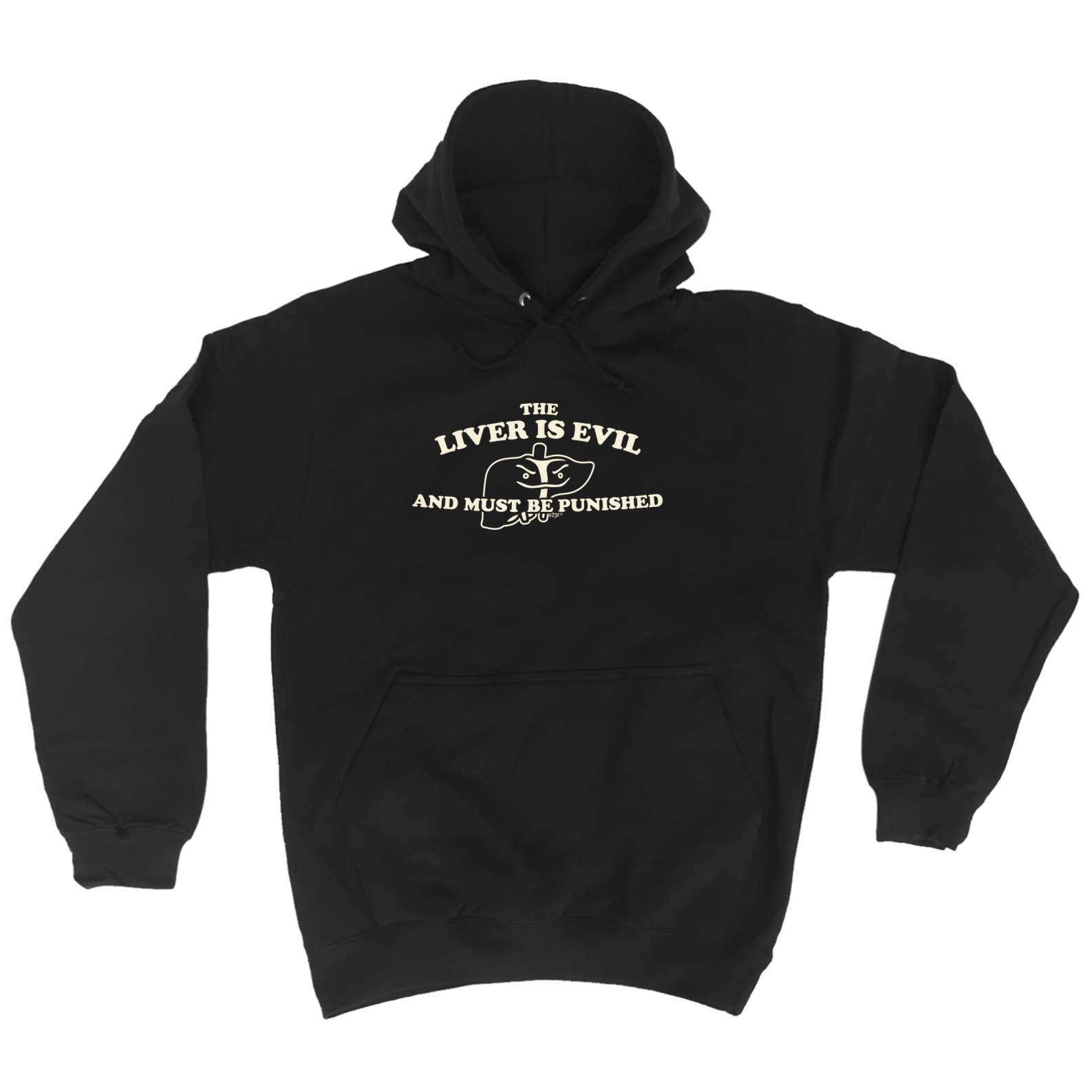 The Liver Is Evil And Must Be Punished - Funny Hoodies Hoodie