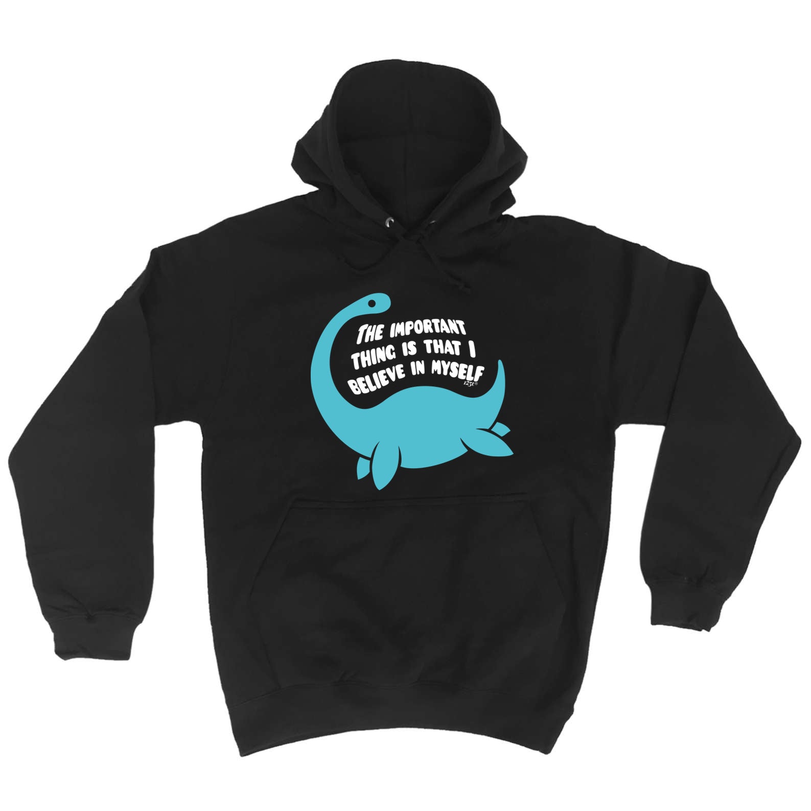 Believe In Myself Dinosaur - Funny Hoodies Hoodie