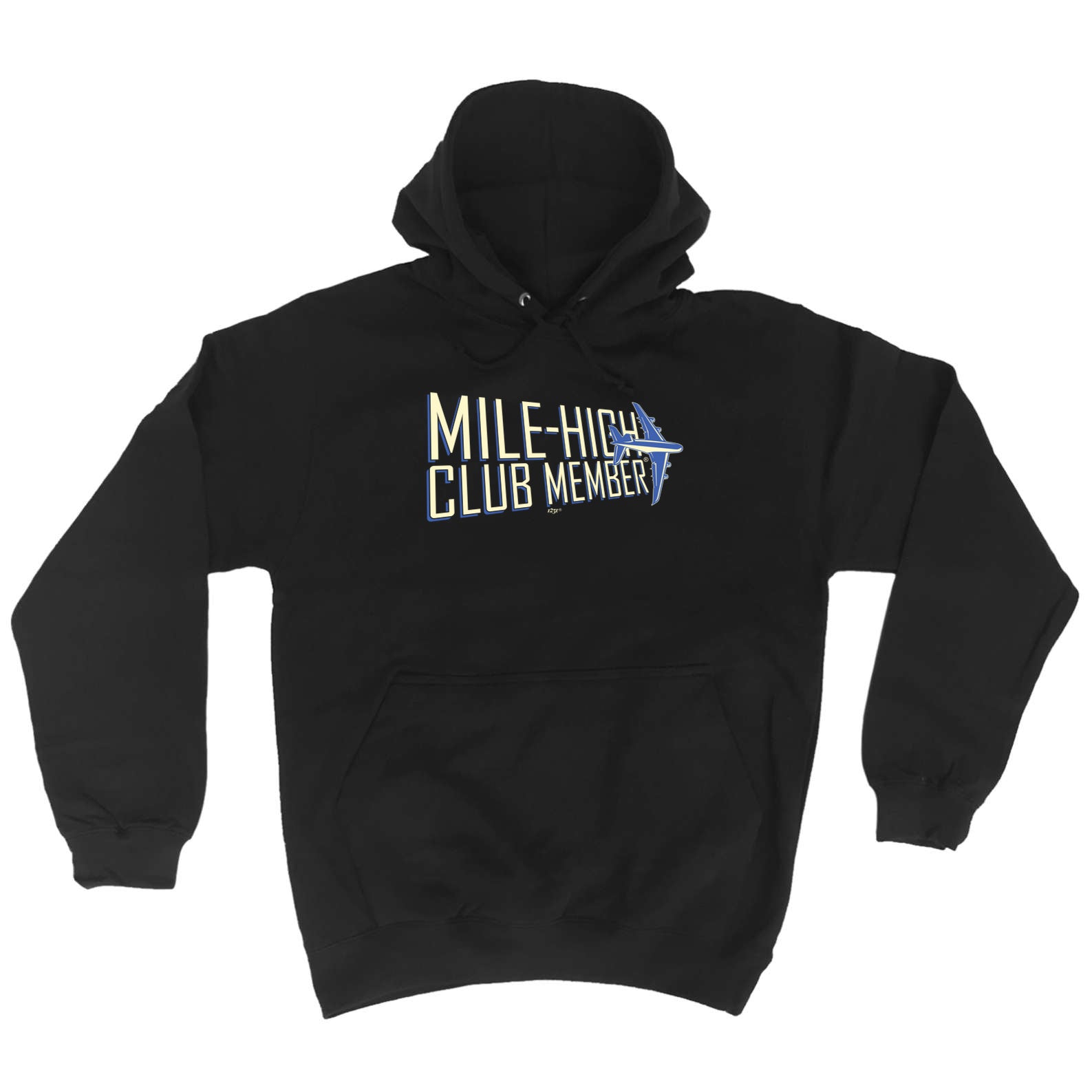 Mile High Club Member 2 Colour - Funny Hoodies Hoodie