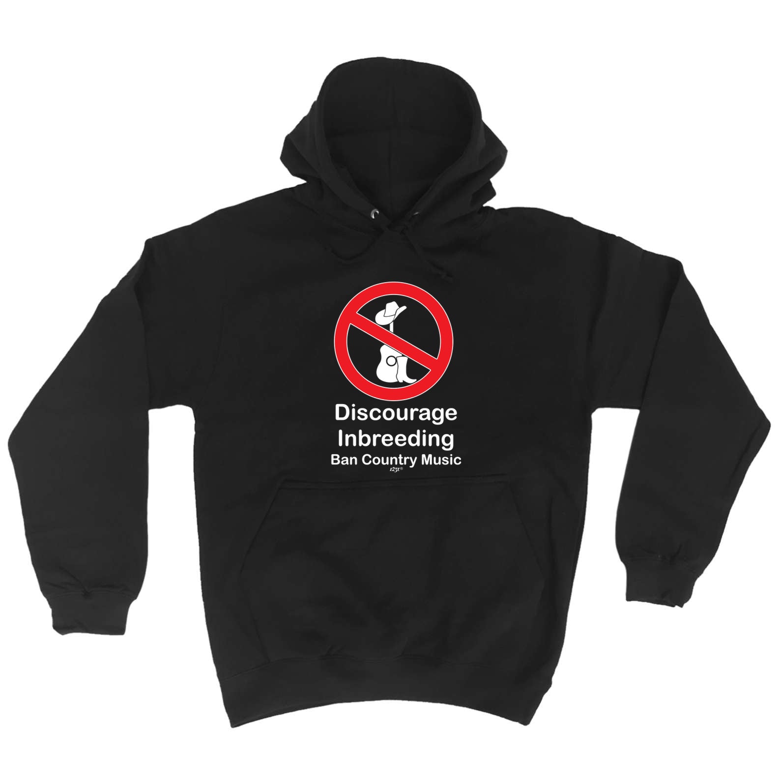Discourage Inbreeding Ban Country Music - Funny Hoodies Hoodie
