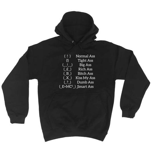 Ass Types - Funny Hoodies Hoodie