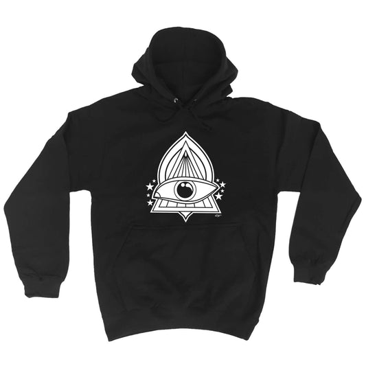 Festival Triangle Eye White - Funny Hoodies Hoodie