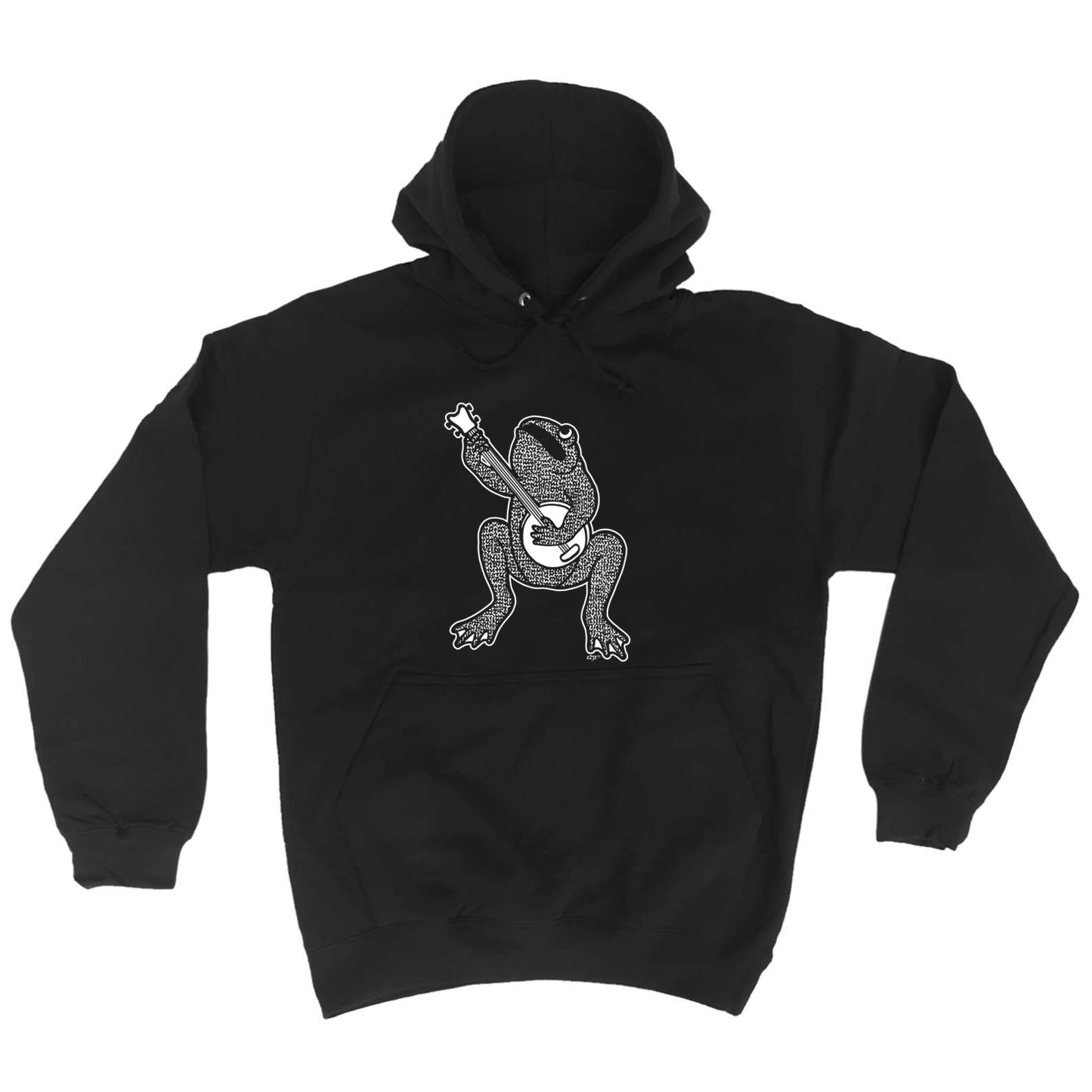 Toad Plaing Banjo Frog - Funny Hoodies Hoodie