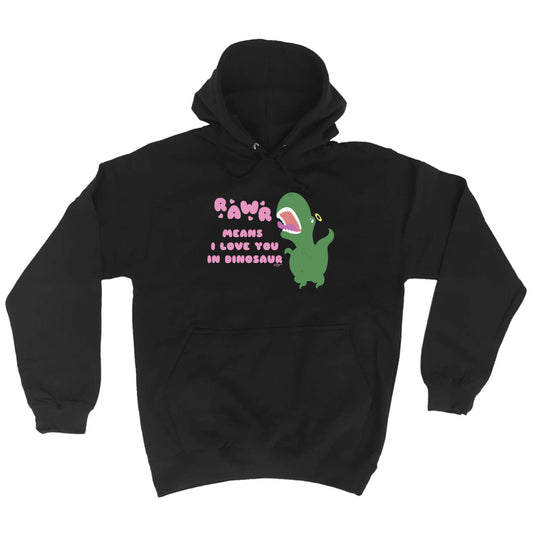 Rawr Means Love You In Dinosaur - Funny Hoodies Hoodie