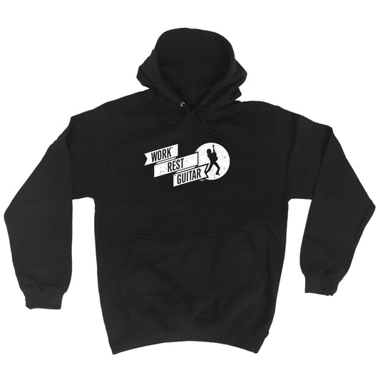 Work Rest Guitar Music - Funny Hoodies Hoodie