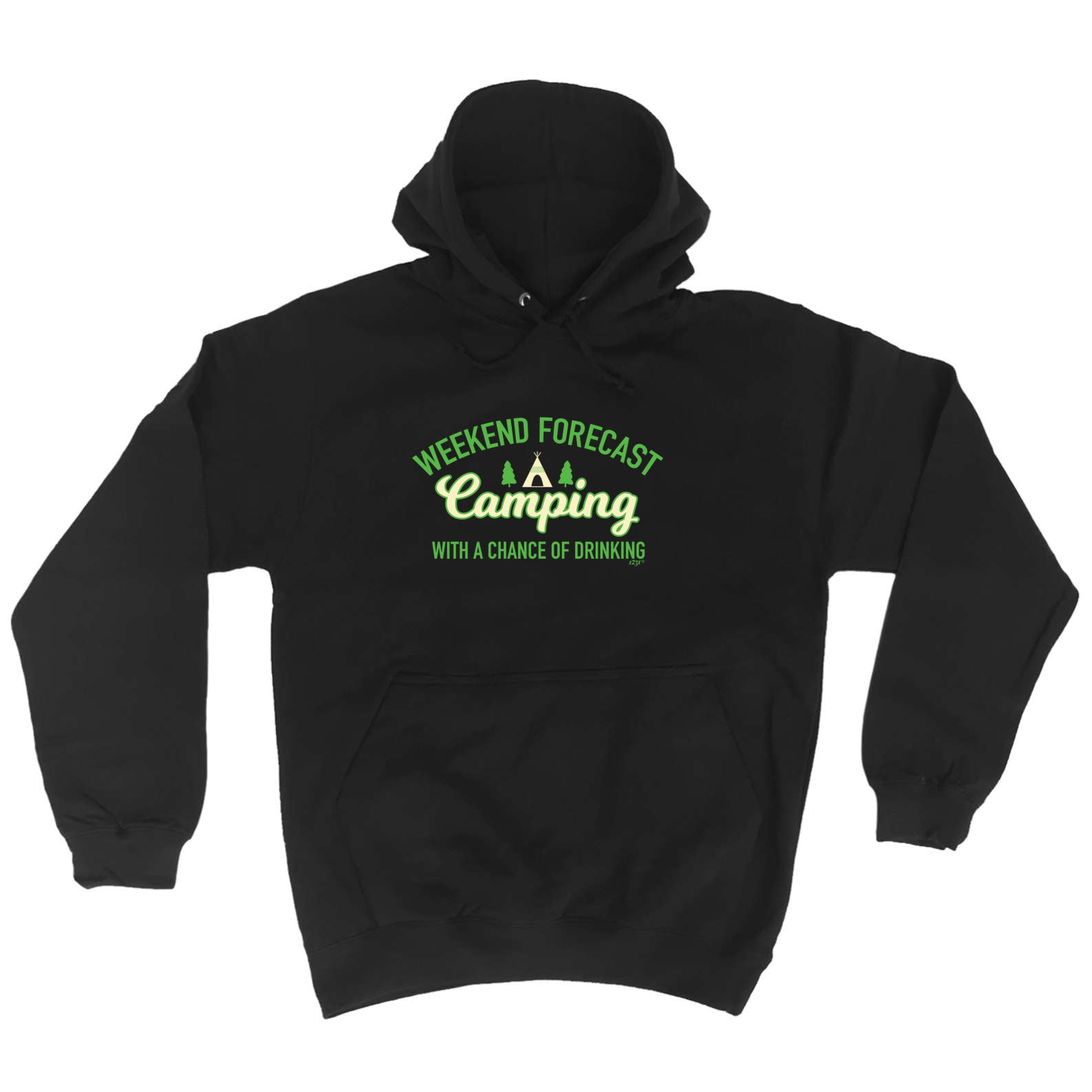 Weekend Forecast Camping With A Chance Of Drinking - Funny Hoodies Hoodie