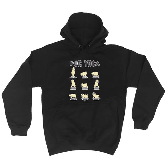 Pug Yoga Dog - Funny Hoodies Hoodie