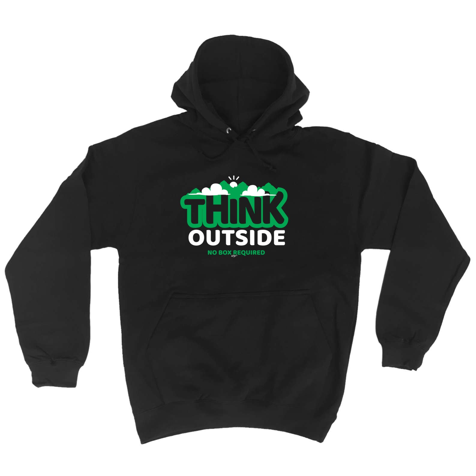 Think Outside No Box Required - Funny Hoodies Hoodie