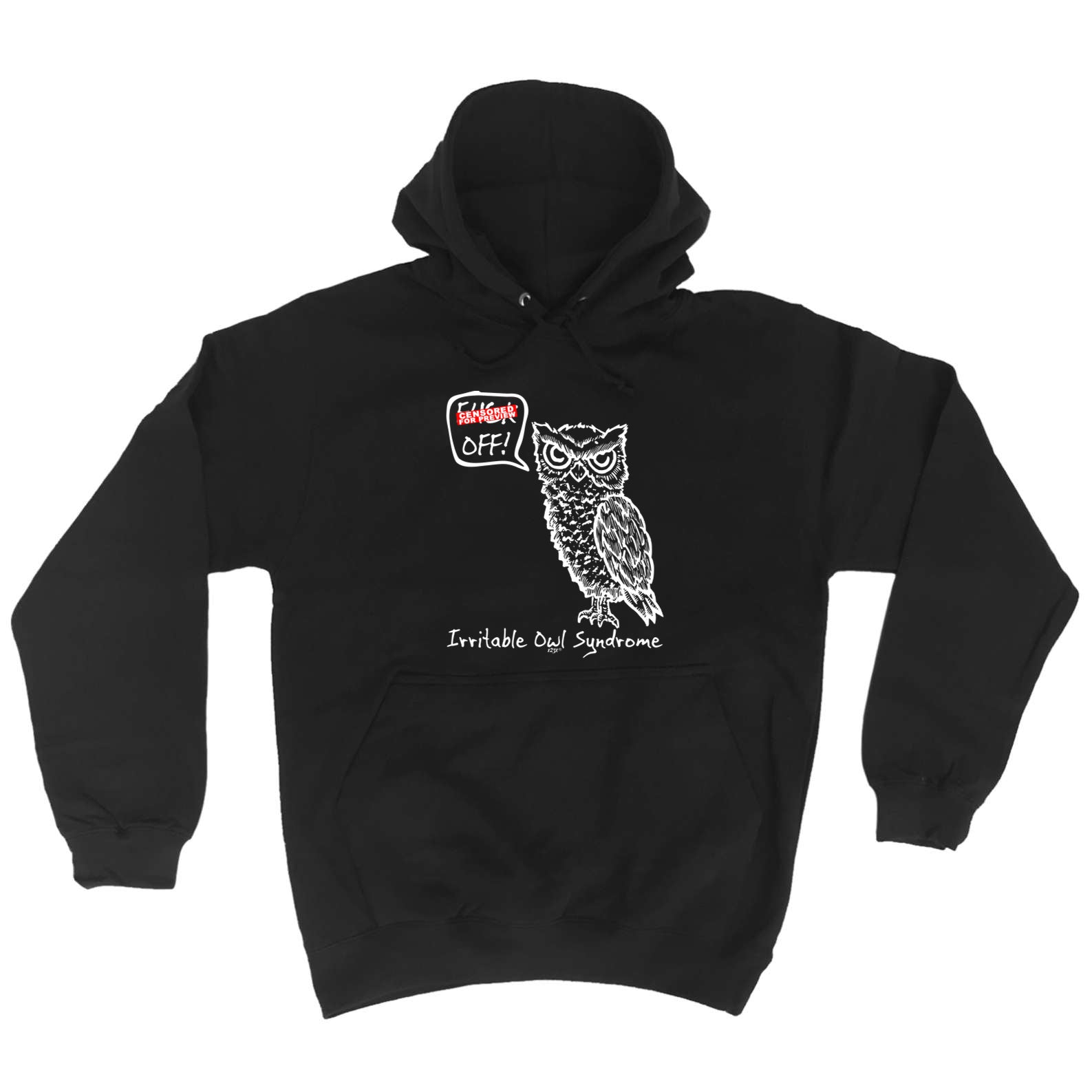 Irritable Owl Syndrome - Funny Hoodies Hoodie