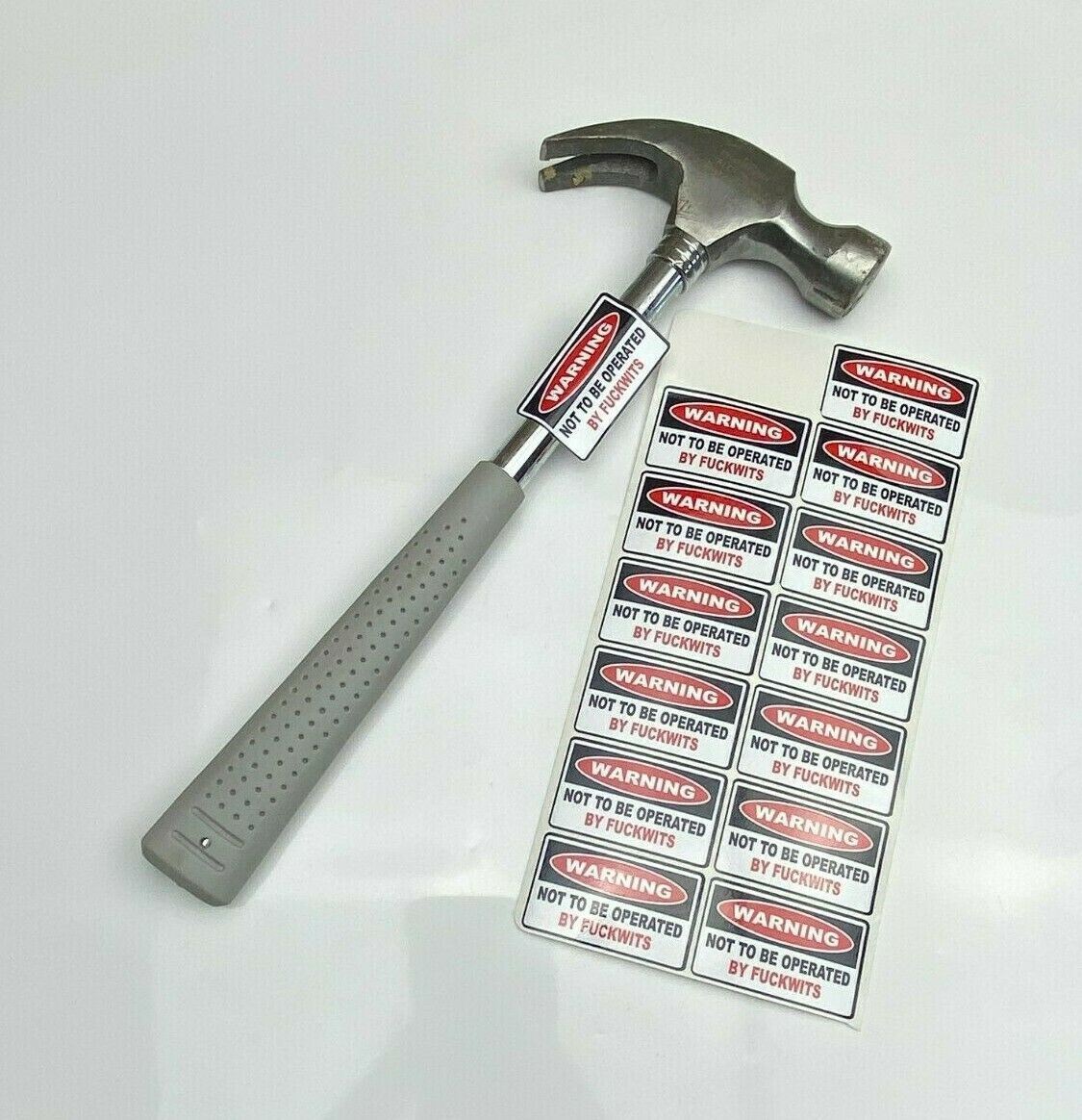 14 x  Funny Tool Stickers Car Novelty Ute boat 4x4 Sticker Warning Not to Be Operated Fwits