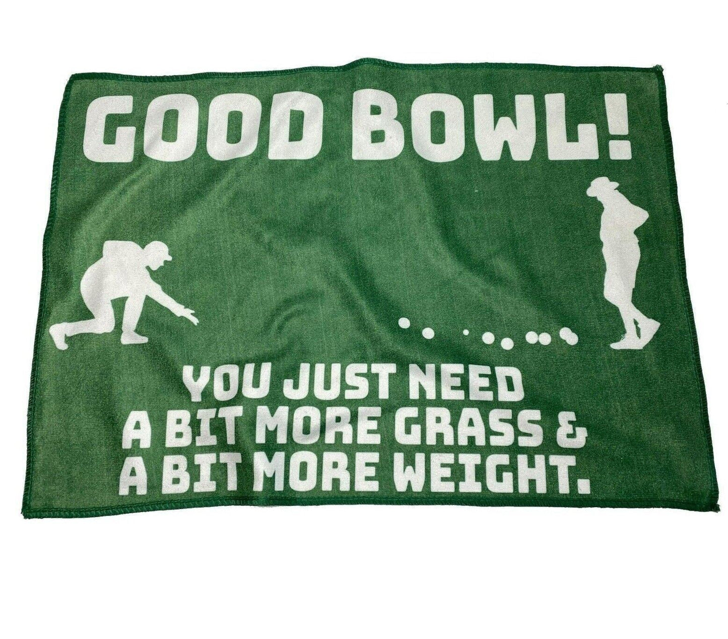 Lawn Bowls Towel Polishing Bowl Dry Towels Soft Personalised Cloth Birthday Gift