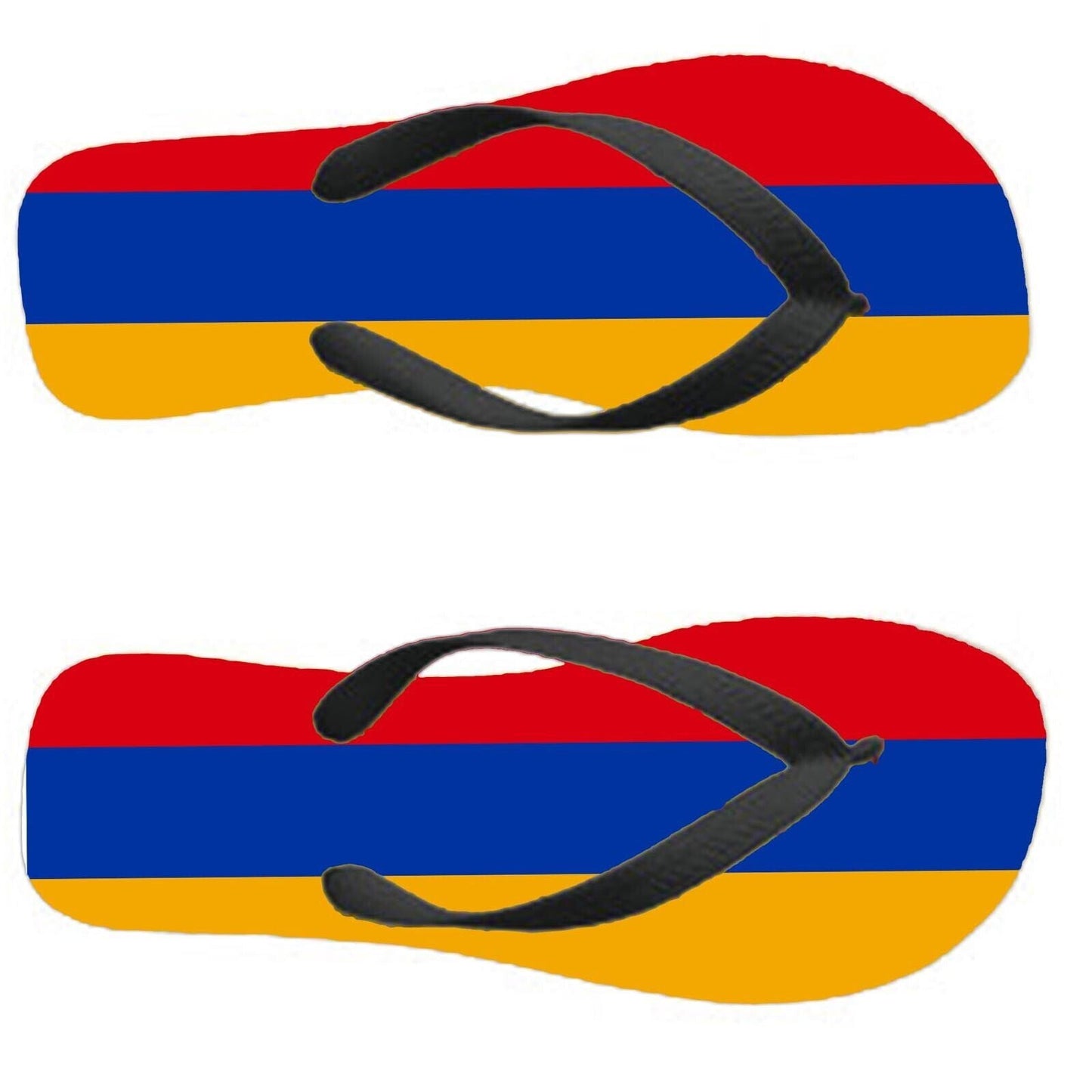 Armenia Flip Flops Thongs Country Flag Nationality Supporter Flags Sandals