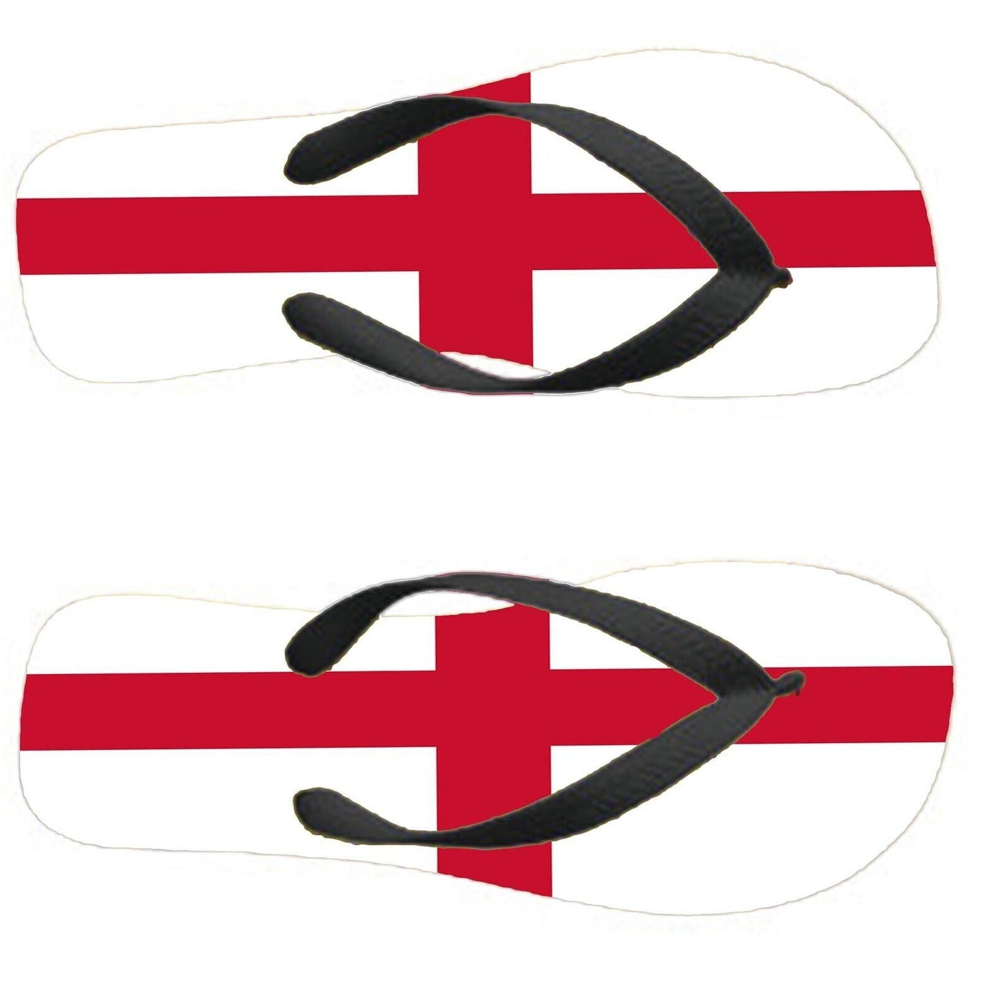 England Flip Flops Thongs Country Flag Nationality Supporter Flags Sandals