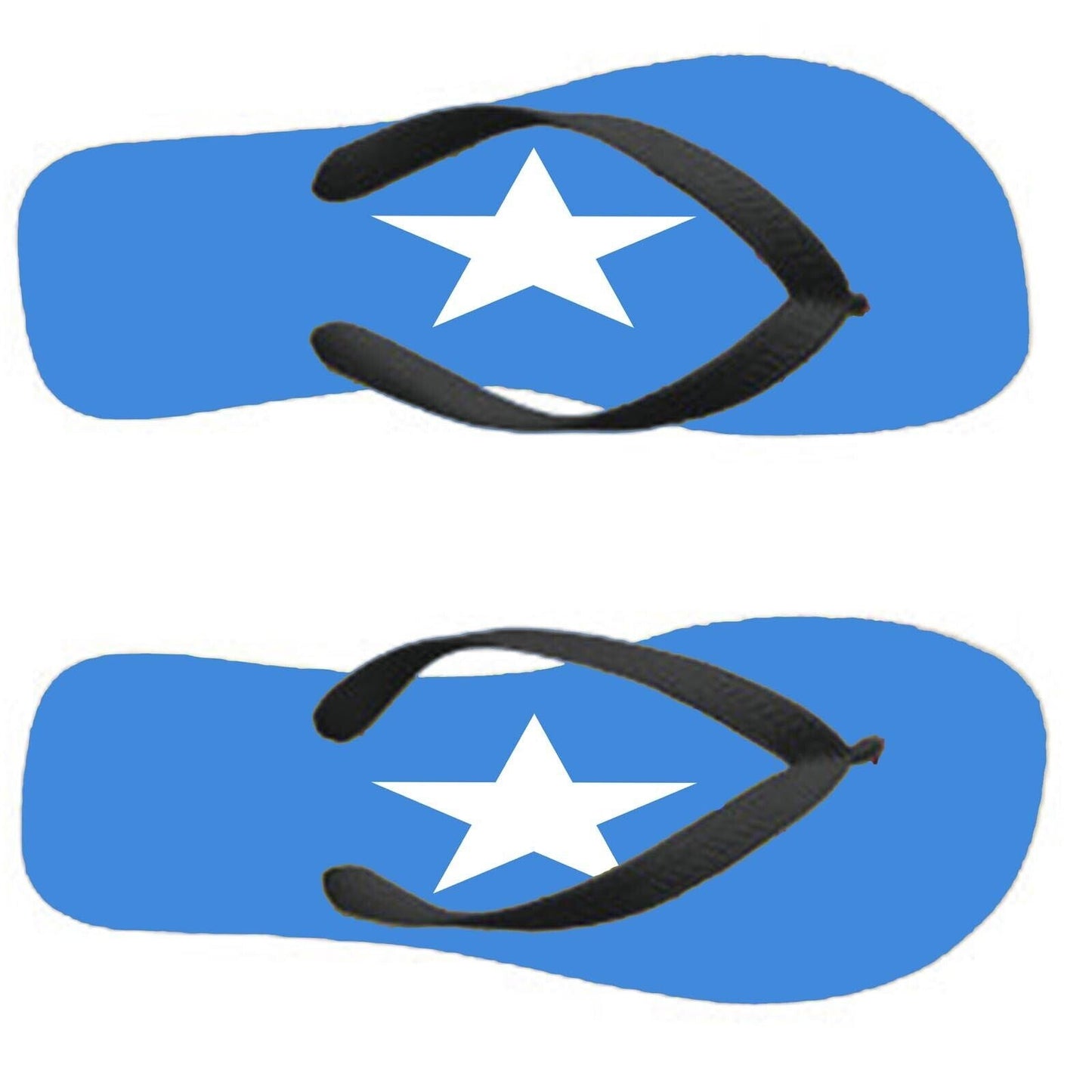 Somalia Flip Flops Thongs Country Flag Nationality Supporter Flags Sandals