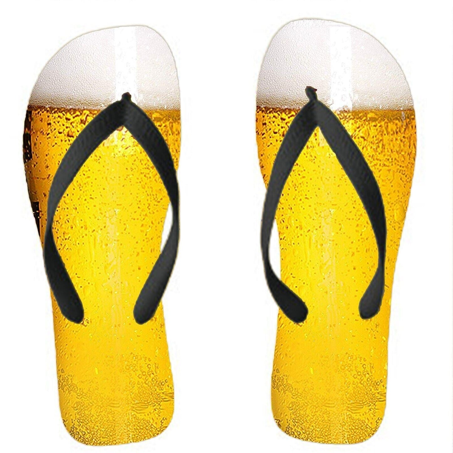 Beer Thongs Flip Flops Funny Summer Shoes Footwear Large Bitter Thong Sandals