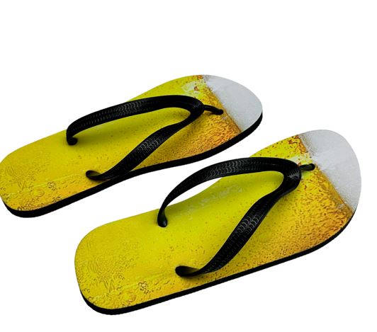 Beer Thongs Flip Flops Funny Summer Shoes Footwear Large Bitter Thong Sandals