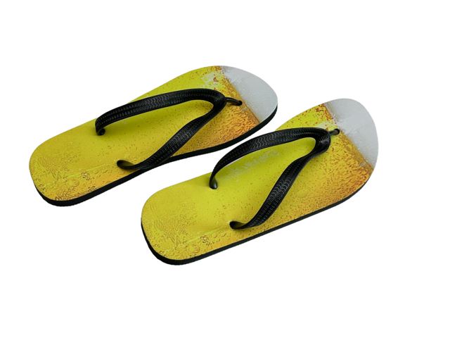 Beer Thongs Flip Flops Funny Summer Shoes Footwear Large Bitter Thong Sandals