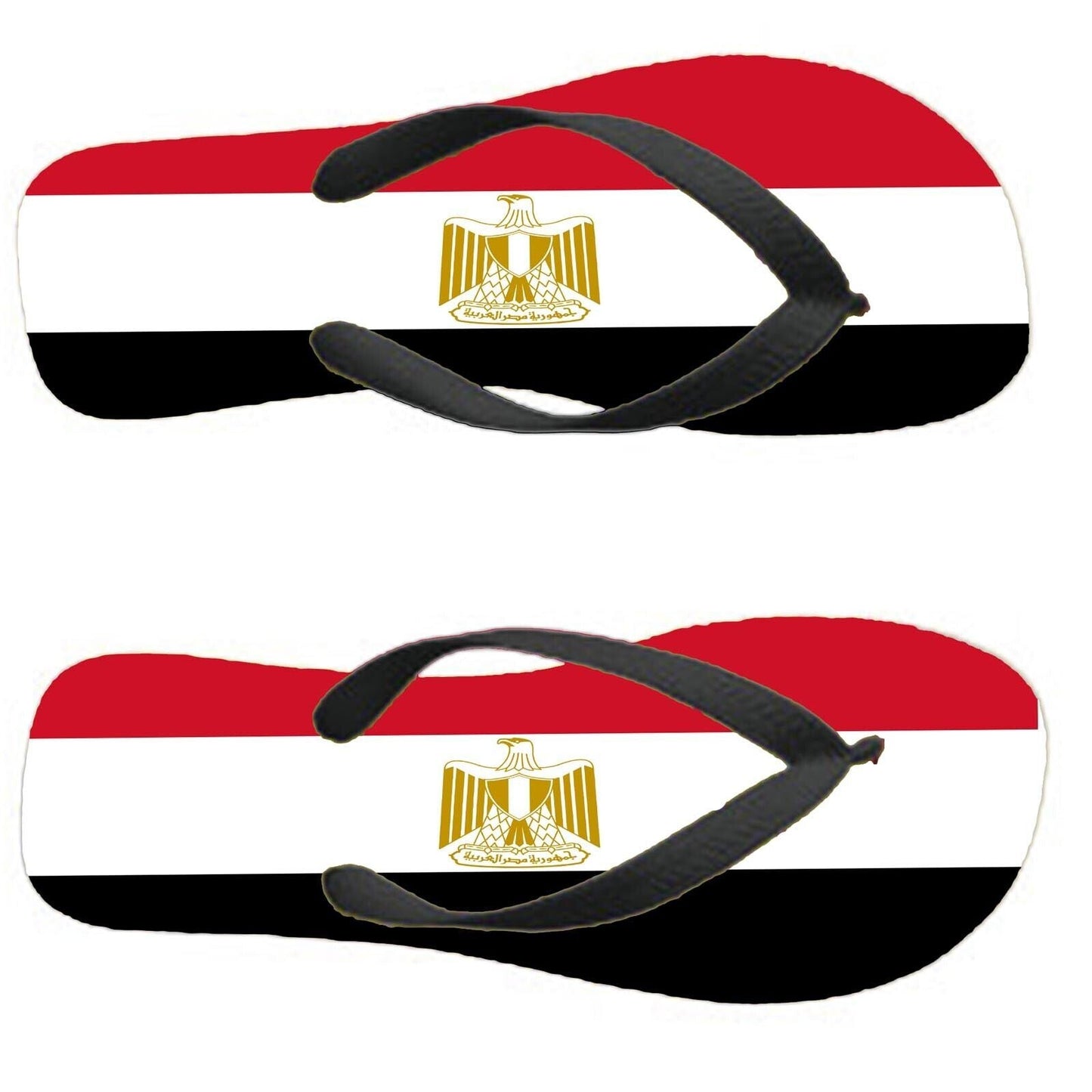 Egypt Flip Flops Thongs Country Flag Nationality Supporter Flags Sandals