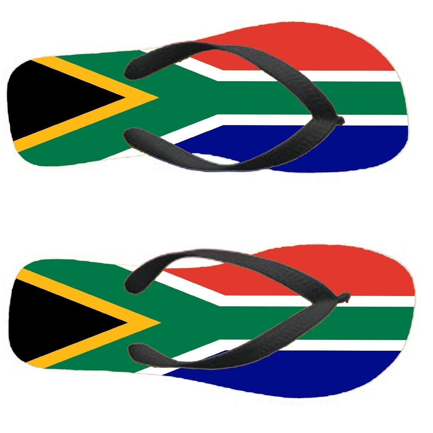 South Africa Flip Flops Thongs Country Flag Nationality Supporter Flags Sandals