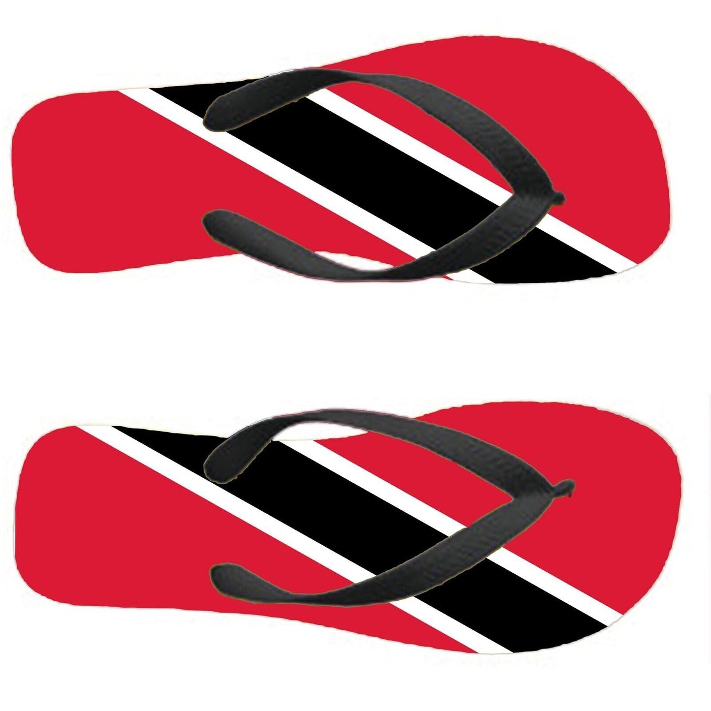 Trinidad and Tobago Flip Flops Thongs Country Flag Nationality Flags Sandals
