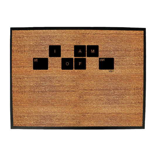 Am Alt Of Ctrl - Funny Novelty Doormat