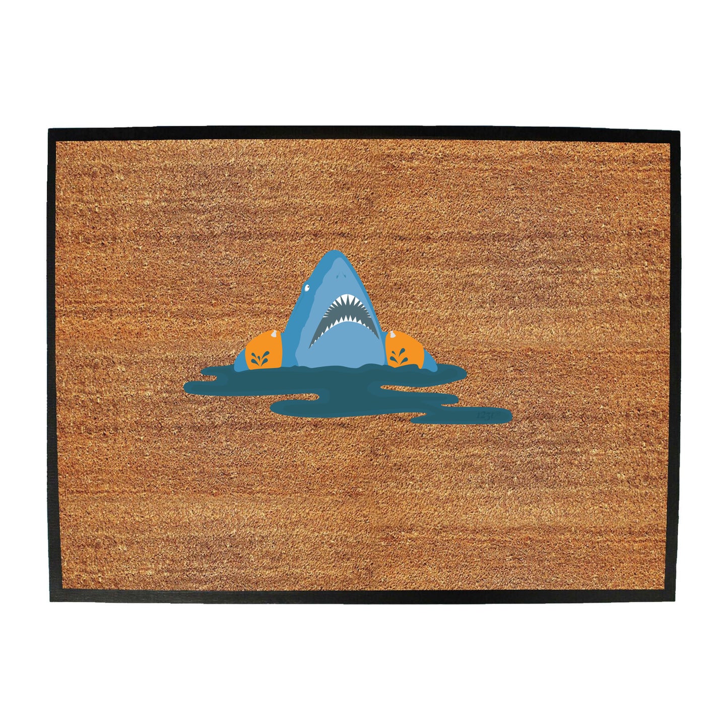 Water Wings Shark - Funny Novelty Doormat