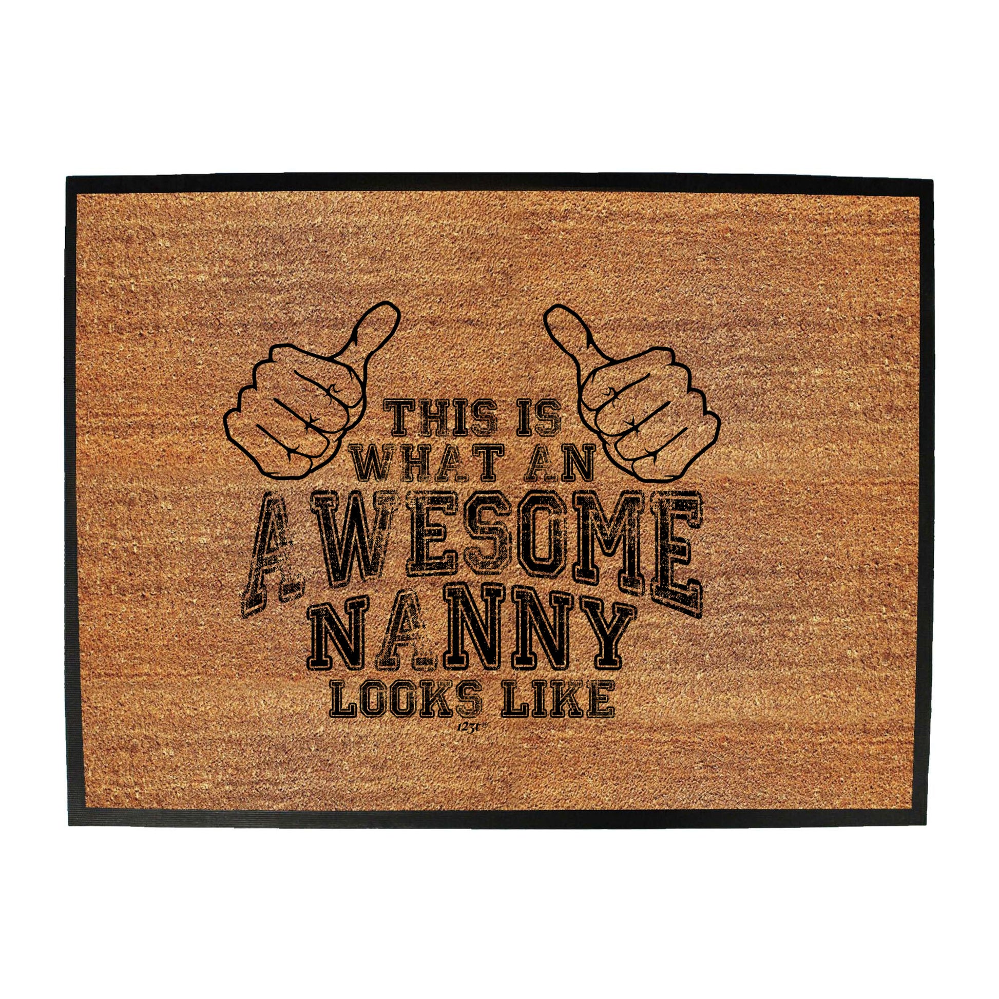 This Is What Awesome Nanny - Funny Novelty Doormat