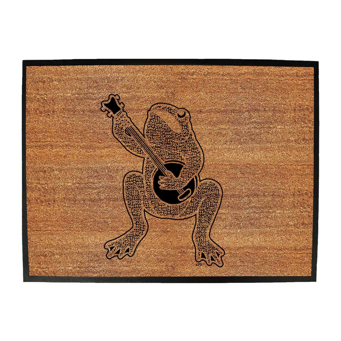 Toad Plaing Banjo Frog - Funny Novelty Doormat