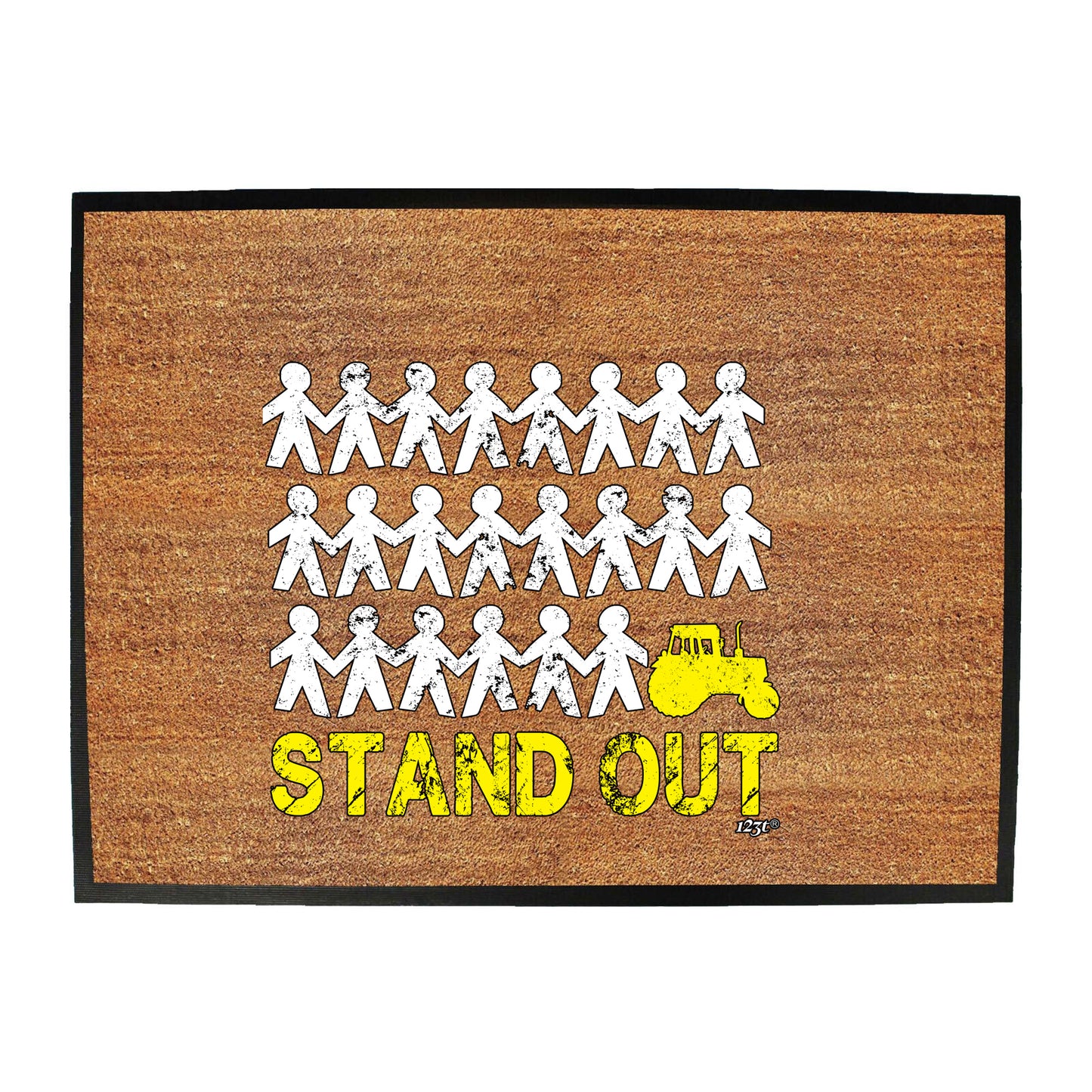 Stand Out Tractor - Funny Novelty Doormat