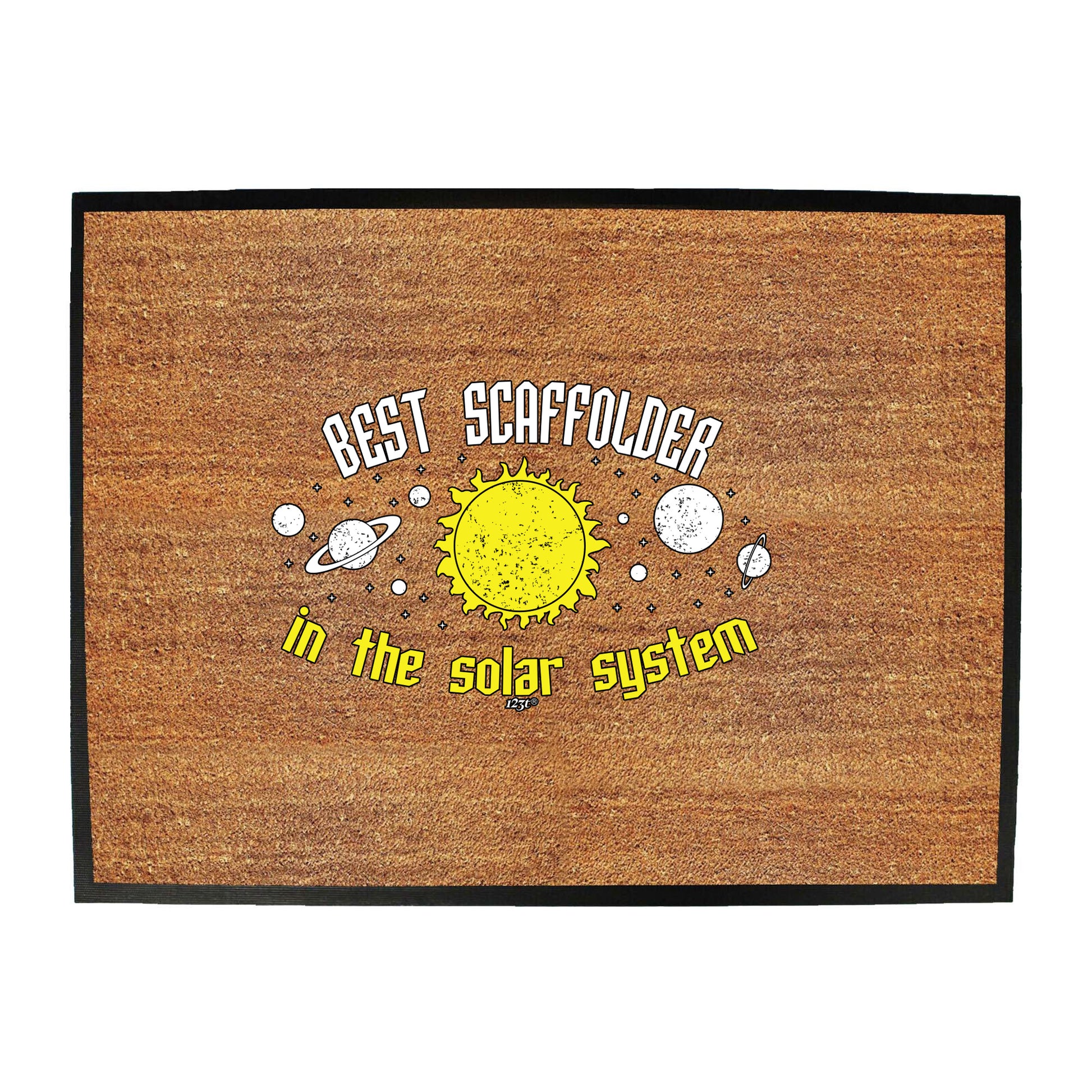 Best Scaffolder Solar System - Funny Novelty Doormat