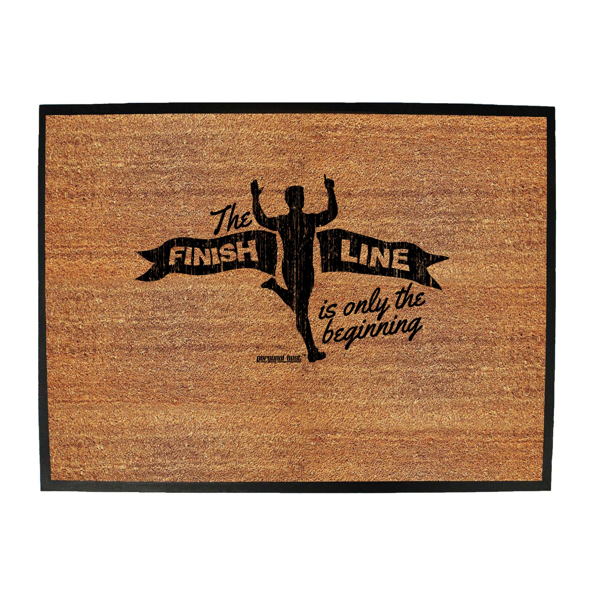 Pb Finish Line - Funny Novelty Doormat