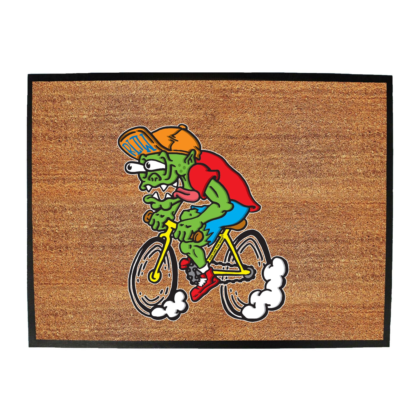 Rltw Weirdo Cyclist - Funny Novelty Doormat