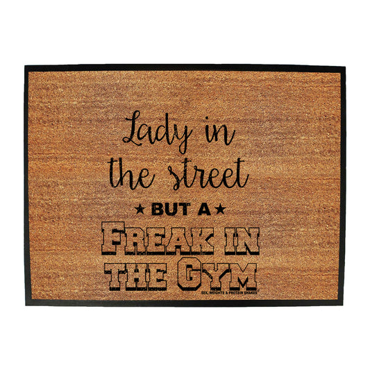 Swps Lady In The Street - Funny Novelty Doormat