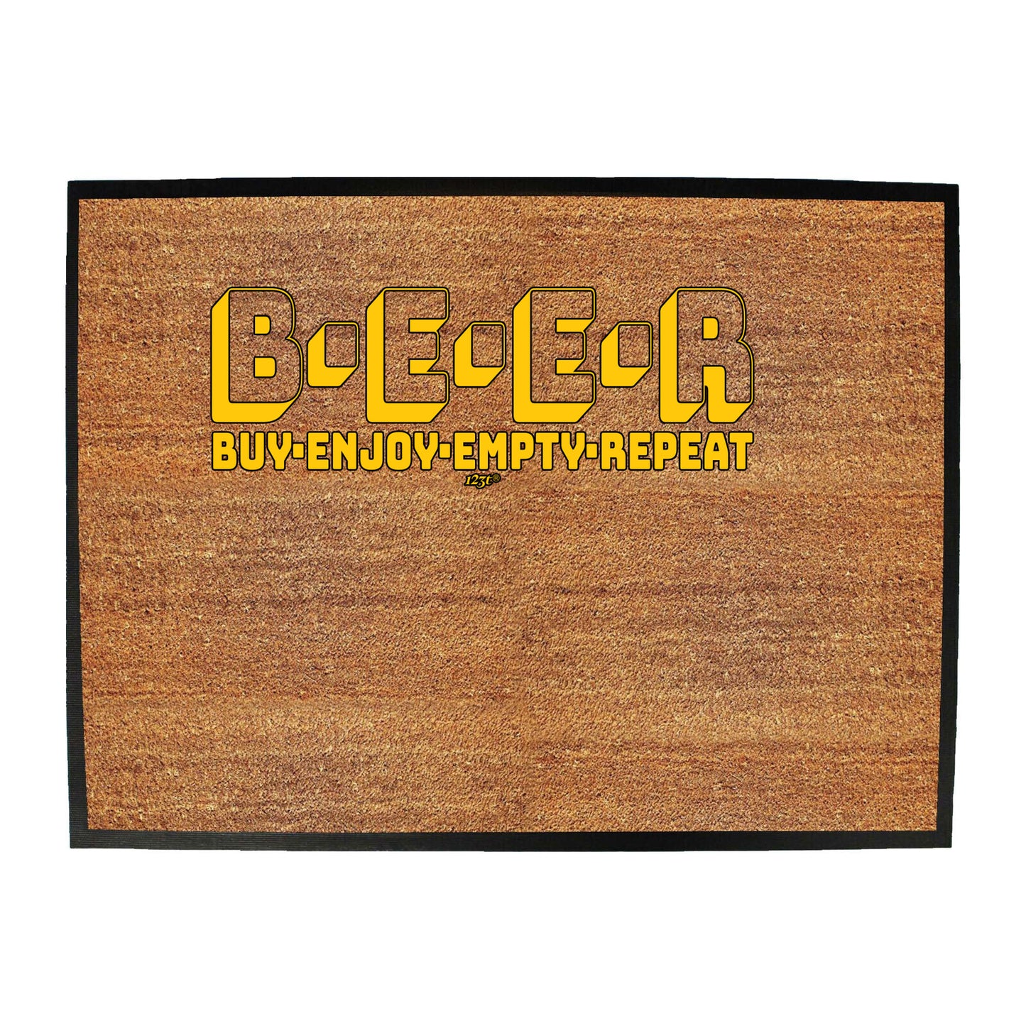 Beer Buy Enjoy Empty Repeat - Funny Novelty Doormat