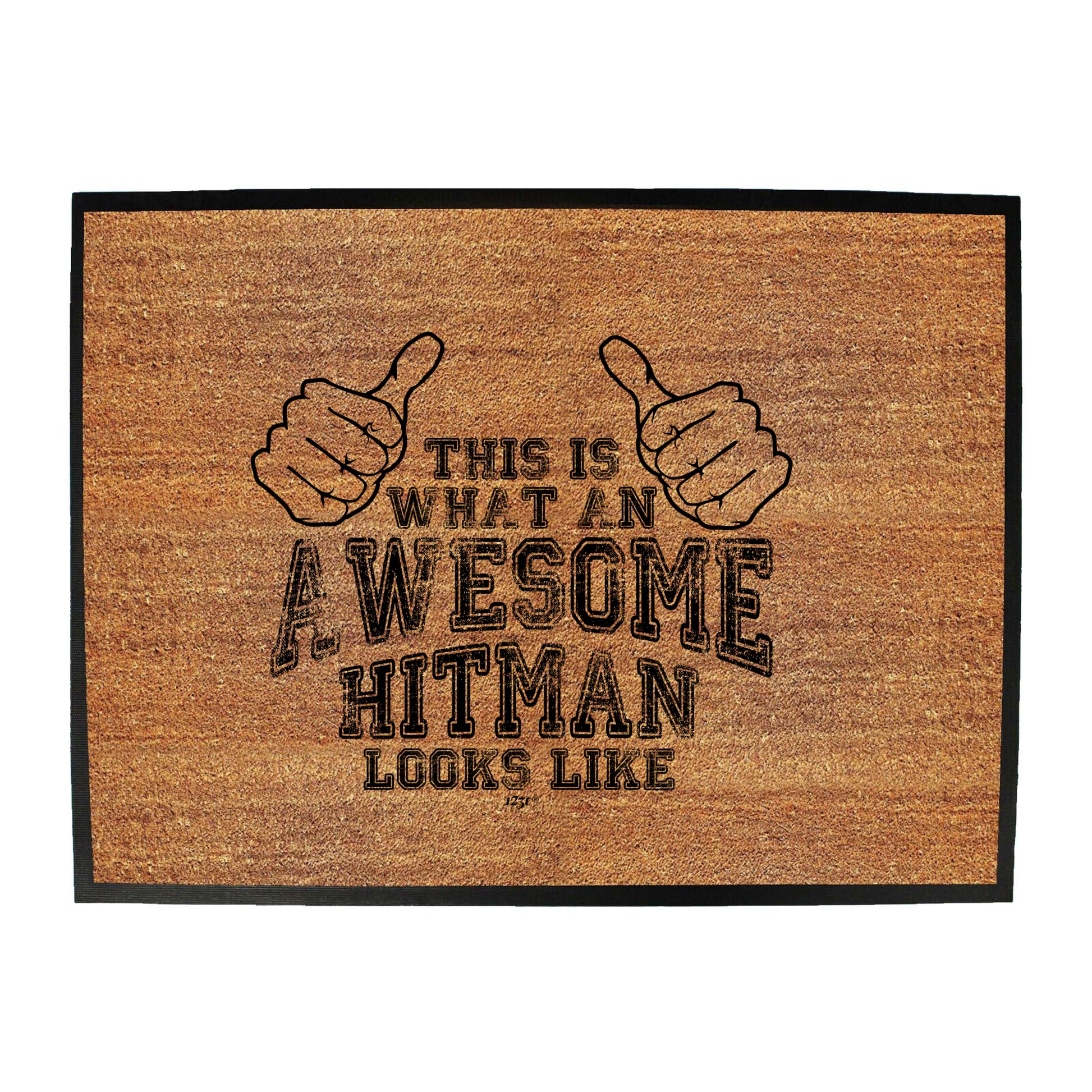 This Is What Awesome Hitman - Funny Novelty Doormat
