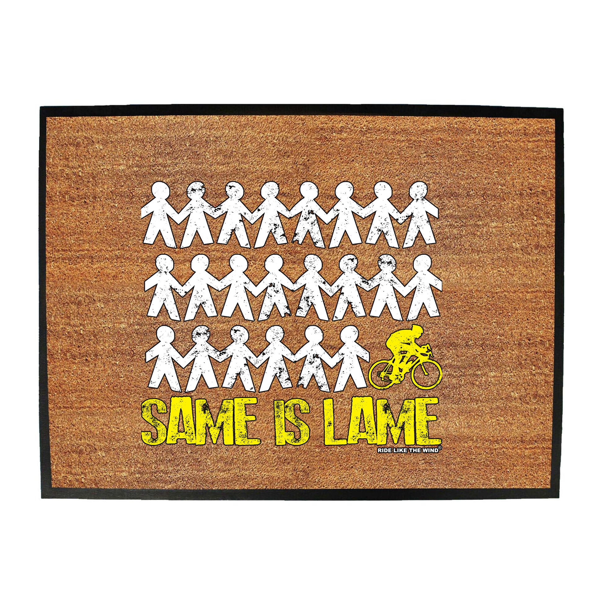 Rltw Same Is Lame Cyclist - Funny Novelty Doormat